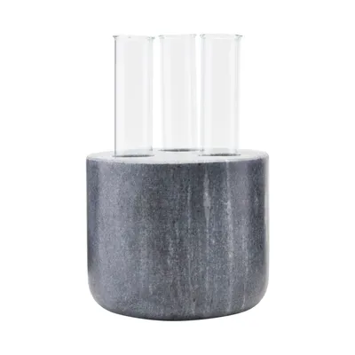 Produktbild von House Doctor Vase The Tube Schwarz (12cm)