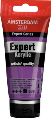 Produktbild von Amsterdam Expert Series Acrylfarbe Tube 75 ml Permanentviolett Deckend 589