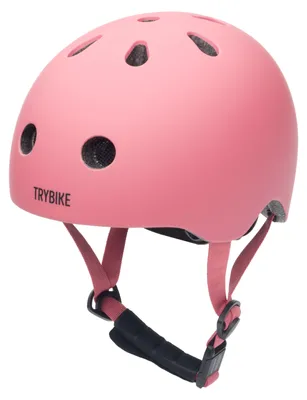 Obrázek produktu pro Dětská helma na kolo, kolečkové brusle, skateboard a koloběžku – růžová, velikost XS, Trybike