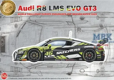 Zdjęcie produktu dla NuNu NU-24044 Audi R8 LMS GT3 EVO GT3 WCE Endurance Cup 2022