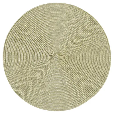 Produktbild von Platzset Polypro Natur rund ca. 35 cm Ø abwaschbar Tischset Platzdeckchen