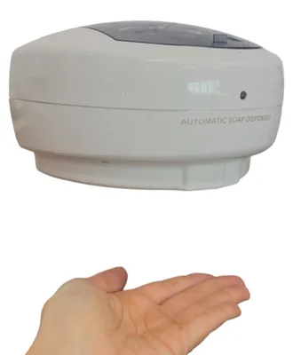 Produktbild von Automatischer Seifenspender für Flüssigseife und Desinfektionsmittel weiß