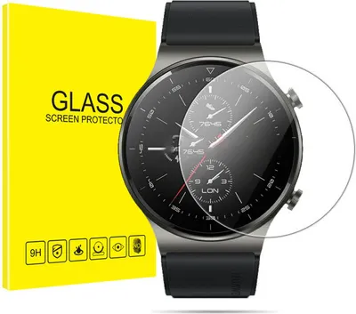 Produktbild von INF Displayschutz aus gehärtetem Glas für Smartwatch, 2er-Pack Huawei GT2 Pro Fashion Edition