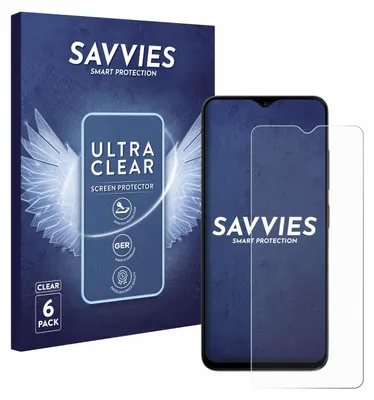Produktbild von 6x Für ZTE Blade A35e Schutzfolie Savvies Displayschutz Display Schutz Folie Klar Transparent