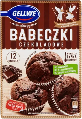 Obrázok produktu pre Gellwe Čokoládové koláčiky na pečenie 300 G