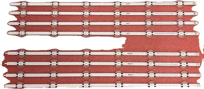 Obrázek produktu pro Kompletní sada LED podsvícení, délka 1257 mm, snadná instalace, hliníkový materiál