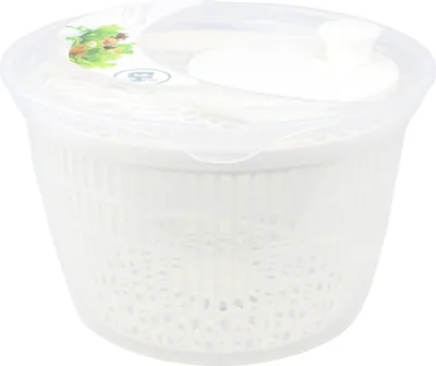 Produktbild von Excellent Houseware Salattrockenschüssel, Polypropylen, 25 x 17,5 cm, weiß