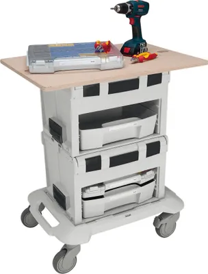 Produktbild von no_name Arbeitsplatte Multiplex 500x700x18 mm, mobil, hohe Belastbarkeit, L-BOXX & LS-BOXX kompatibel, für Werkstatt & Baustelle, 5-14 kg