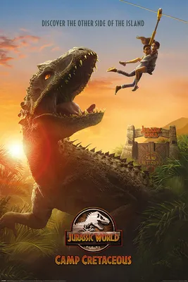 Image de Jurassic World - Poster - Camp Cretaceous - Teaser + 1 Ü-Poster taille 61x91,5cm