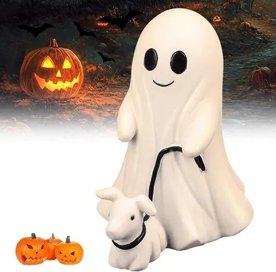 Obrázok produktu pre Strašidelná dekorácia so psom, roztomilé strašidlo, Halloween