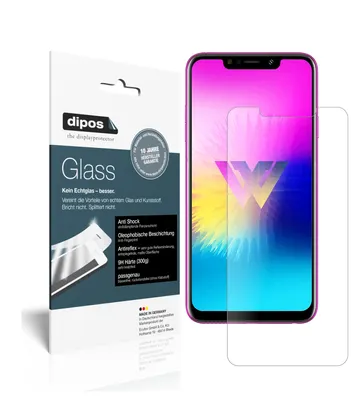 Produktbild von 2x Schutzfolie für LG W10 matt - Anti-Shock 9H Folie dipos Glass Kunststoffglas