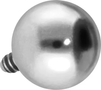 Produktbild von Titan Schraubkugel mit Außengewinde Silber Kugelgröße: 3mm