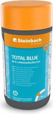Produktbild von Steinbach Poolpflege Total blue 20g langsamlöslich, 1 kg, Chlorprodukte, 0752301TD00