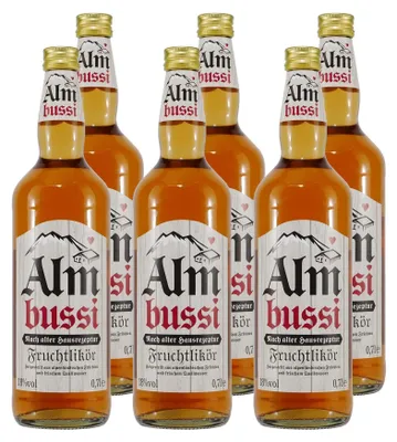 Produktbild von Mackenstedter Almbussi Fruchtlikör (6 x 0,7L)