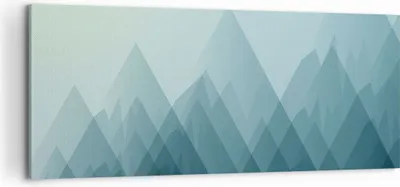 Produktbild von Bild auf Leinwand - Leinwandbild - Abstraktion modern - 100x40cm - Wand Bild - Wanddeko - Leinwanddruck - Bilder - Kunstdruck - Wanddekoration - Leinwand bilder - Wandkunst - AB100x40-4007