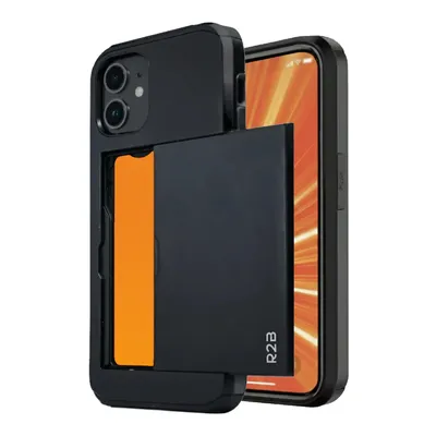 Productafbeelding van R2B iPhone 11 Hoesje met Pasjeshouder – 3 Pasjes – Incl. Screenprotector