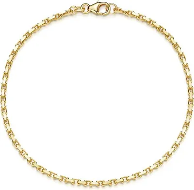 Produktbild von SILBERKETTEN STORE Ankerkette 2mm Armband - 585 Gold, Länge wählbar von 18-23cm - 18cm
