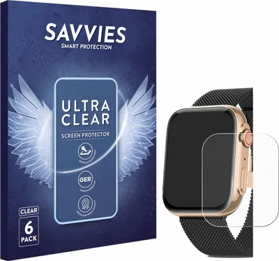 Produktbild von 6x Für Aimiuvei G36 1.85" Schutzfolie Savvies Displayschutz Display Schutz Folie Klar Transparent
