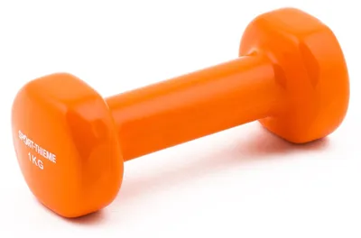 Produktbild von Sport-Thieme Fausthantel "Vinyl", 1 kg, Orange