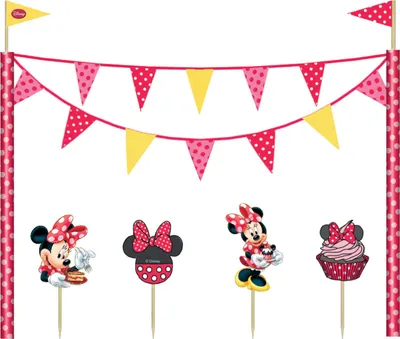 Immagine prodotto di Decorazione da tavolo Minnie Mouse per festa di compleanno a tema per bambini