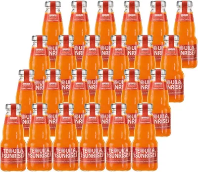 Produktbild von Cocktail Plant Tequila Sunrise – 24 x 0,2l Ready to drink Cocktail (10,1% Vol.)- [Enthält Sulfite]