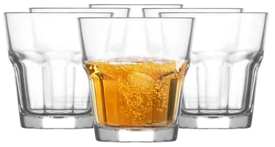 Gläserset 6-teilig, Trinkgläser 180 ml, spülmaschinengeeignet