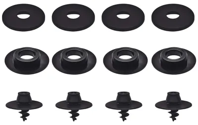 Produktbild von Fußmatten Automatten Velours Schwarz/Rot für MAN TGX 2007- Set 2-tlg