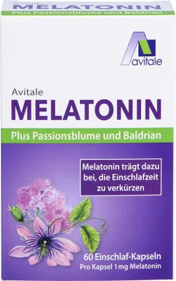 Produktbild von Melatonin+passionsbl+baldr, 60 St KAP