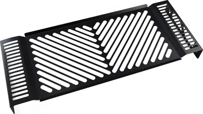 Produktbild von ZIEGER Kühlerabdeckung kompatibel mit Suzuki GSF 1250 Bandit Clean schwarz