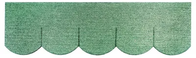 Produktbild von 3 Sets Dachschindeln Biberschwanz (100 mm) grün