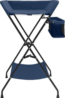 Produktbild von vidaXL Wickeltisch Marineblau Eisen