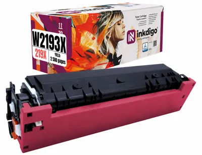 Produktbild von Inkdigo Toner W2193X ohne Chip für HP Color LaserJet Pro 3202dn, 3202dng, 3202dw, 3202dwe – Magenta, 2500 Seiten,, KI-generiertes Bild