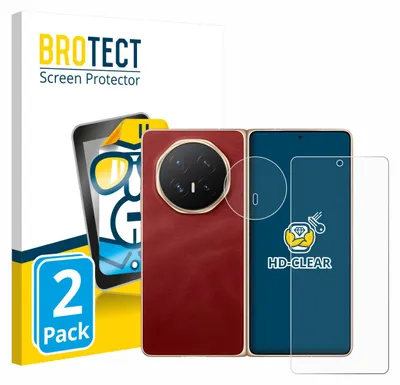 Produktbild von 2x Für Honor Magic V6 (Display+Kamera) Schutzfolie BROTECT Displayschutz Display Schutz Folie Klar Transparent