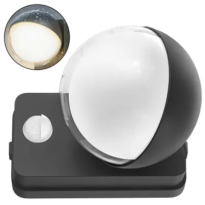 Produktbild von 18W Außenwandleuchte Außenlampe mit Bewegungsmelder,3000K LED Wandleuchten mit Bewegungsmelder 350° schwenkbar, für Balkon Garten IP65 Wasserdicht