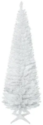 Obrázok produktu pre Umelý vianočný stromček, výška 180 cm, biely, 390 vetvičiek | Farba: biela | Rozmery: 55x55x180 cm