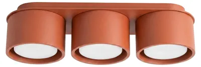 Produktbild von Plafond MODO 3 rote ocker Gx53 3xGx53 10W Aluminium 8.2x10.4x32.4cm Sollux Lighting