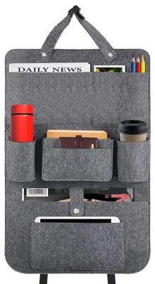 Zdjęcie produktu dla XPOOP Organizer samochodowy dzieci 9 kieszeni szary