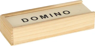 Obrázok produktu pre Drevené domino rodinná hra + krabica