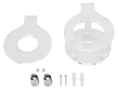 Image de Support mural pour sabre laser, présentoir vertical, support en acrylique robuste, installation facile pour une utilisation domestique, transparent