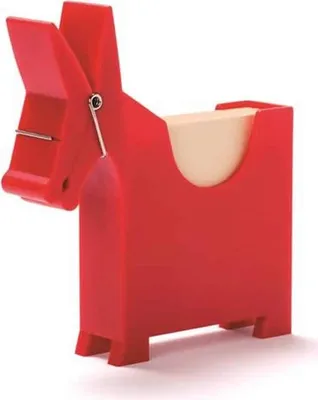 Immagine prodotto di Morris l'asino: porta memo da scrivania | accessori da scrivania e forniture per ufficio carini | decorazione da scrivania | forniture da scrivania: Portaoggetti e Dispenser | Portablocco | di Monkey Business