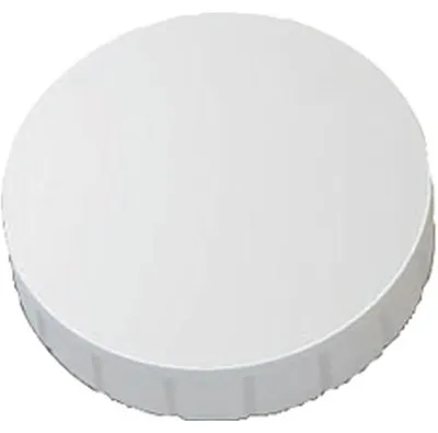 Immagine prodotto di MAUL Magnete rotondo 10 pezzi 0,8 kg Plastica Ferrite resistente alla rottura Erodito Verniciato Ø 3,2 x 0,96 cm Bianco