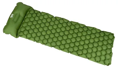 Immagine prodotto di Materasso gonfiabile 190x58x5cm verde con cuscino