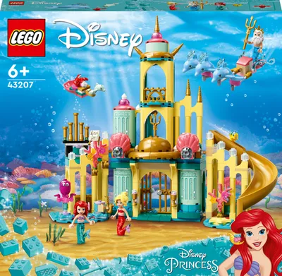 Produktbild von LEGO 43207 Disney Arielles Unterwasserschloss mit Mini-Puppe