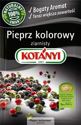 Zdjęcie produktu dla Kotanyi Pieprz kolorowy ziarnisty 16g