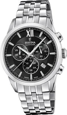 Produktbild von Festina Herren Uhr Swiss Edelstahlarmband silber D2UF20040/4