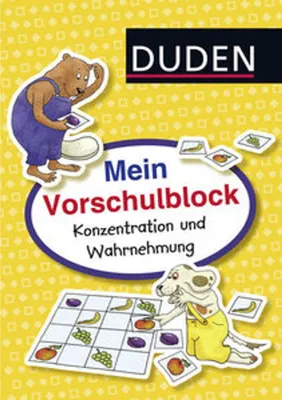 Image de Duden: Mein Vorschulblock: Konzentration und Wahrnehmung
