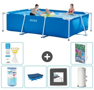 Produktbild von Rechteckiger Frame Pool - 300x200x75 cm - 7-teilig S142
