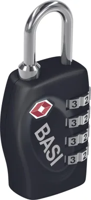 Produktbild von BASI - Kofferschloss - KS 630 TSA - Zinkdruckguss-Gehäuse - 31 mm - Schwarz - 6100-0630