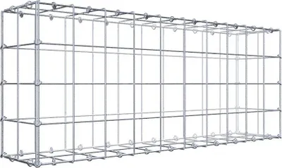 Immagine prodotto di Gabbione 100 cm x 40 cm x 20 cm (L x H x P), maglia 10 cm x 10 cm, anello a C