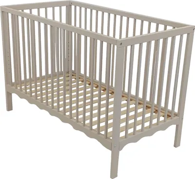Produktbild von MamaLoes Luno Wave Beige 60 x 120 cm Babybettdecke